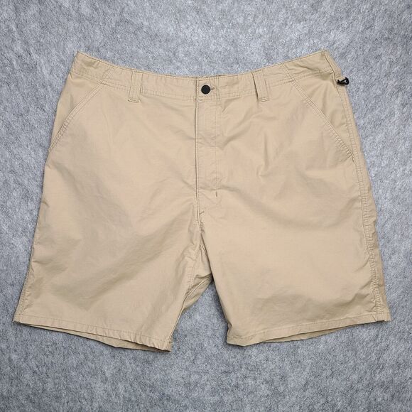 Wrangler Outdoor Shorts Men 42 Performance Comfort Stretch Waist‎ Khaki Color - Picture 1 of 12